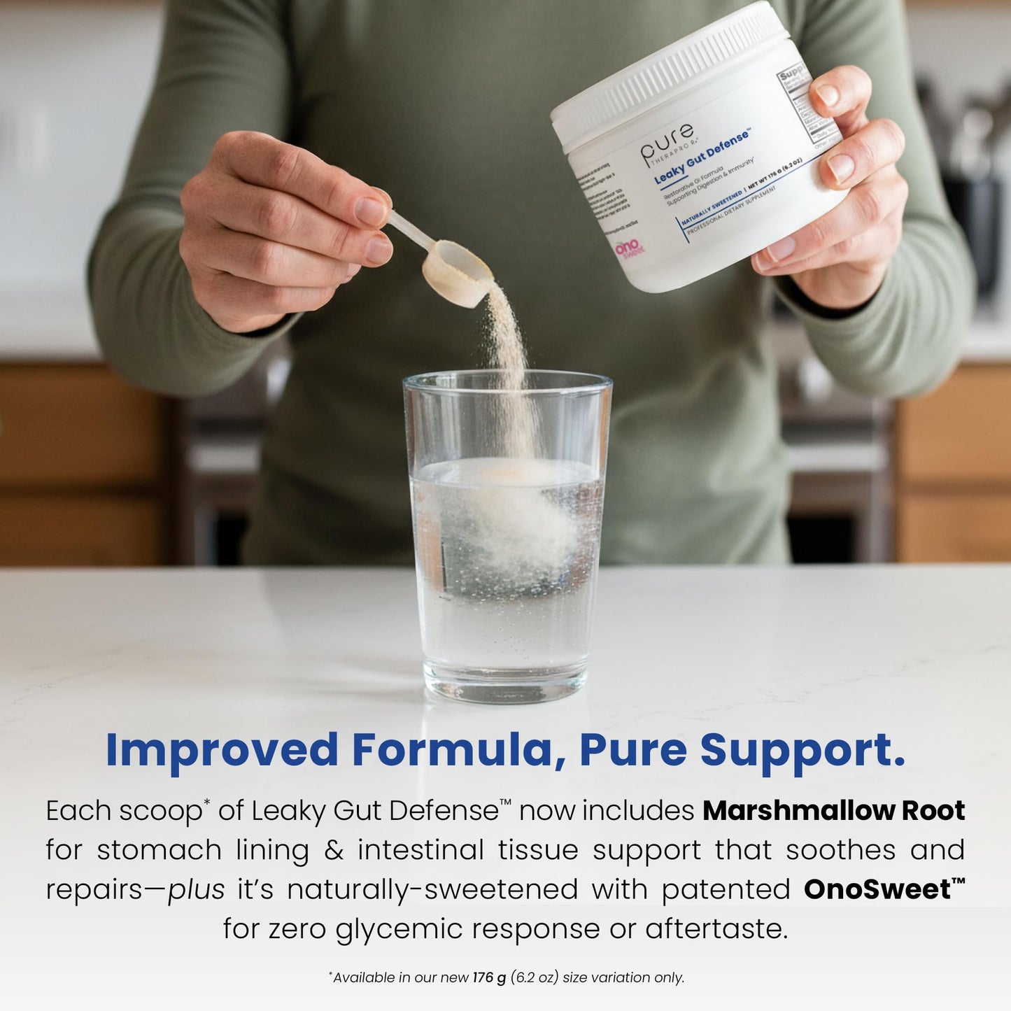 Pure Therapro Rx Leaky Gut Defense - Gut Health Supplement with L-Glutamine, Licorice Root Extract, Marshmallow Root, Aloe Leaf, Larch Arabinogalactan - dailyvitalstore