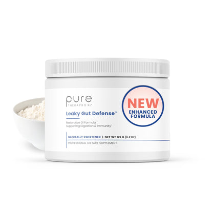 Pure Therapro Rx Leaky Gut Defense - Gut Health Supplement with L-Glutamine, Licorice Root Extract, Marshmallow Root, Aloe Leaf, Larch Arabinogalactan - dailyvitalstore