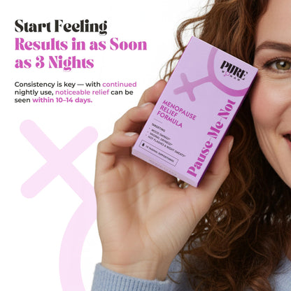 PURE WOMAN - Pause-Me-Not Suppositories - Menopausal Symptom Relief - Natural Ingredients - Relieves Hot Flashes & Vaginal Dryness - Promotes Stable Mood - Enhanced Vaginal Relief - 10 Pk - dailyvitalstore