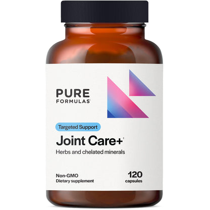 PureFormulas Joint Care + - Premium Joint Support Supplement with Hyaluronic Acid, Glucosamine, MSM, Green Lipped Mussel, Turmeric & More - Non-GMO Formula for Adults (120 Capsules) - dailyvitalstore