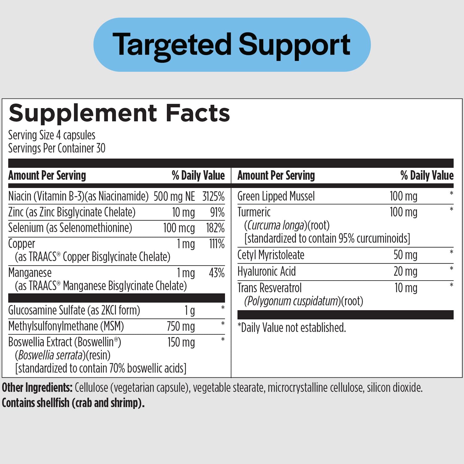 PureFormulas Joint Care + - Premium Joint Support Supplement with Hyaluronic Acid, Glucosamine, MSM, Green Lipped Mussel, Turmeric & More - Non-GMO Formula for Adults (120 Capsules) - dailyvitalstore