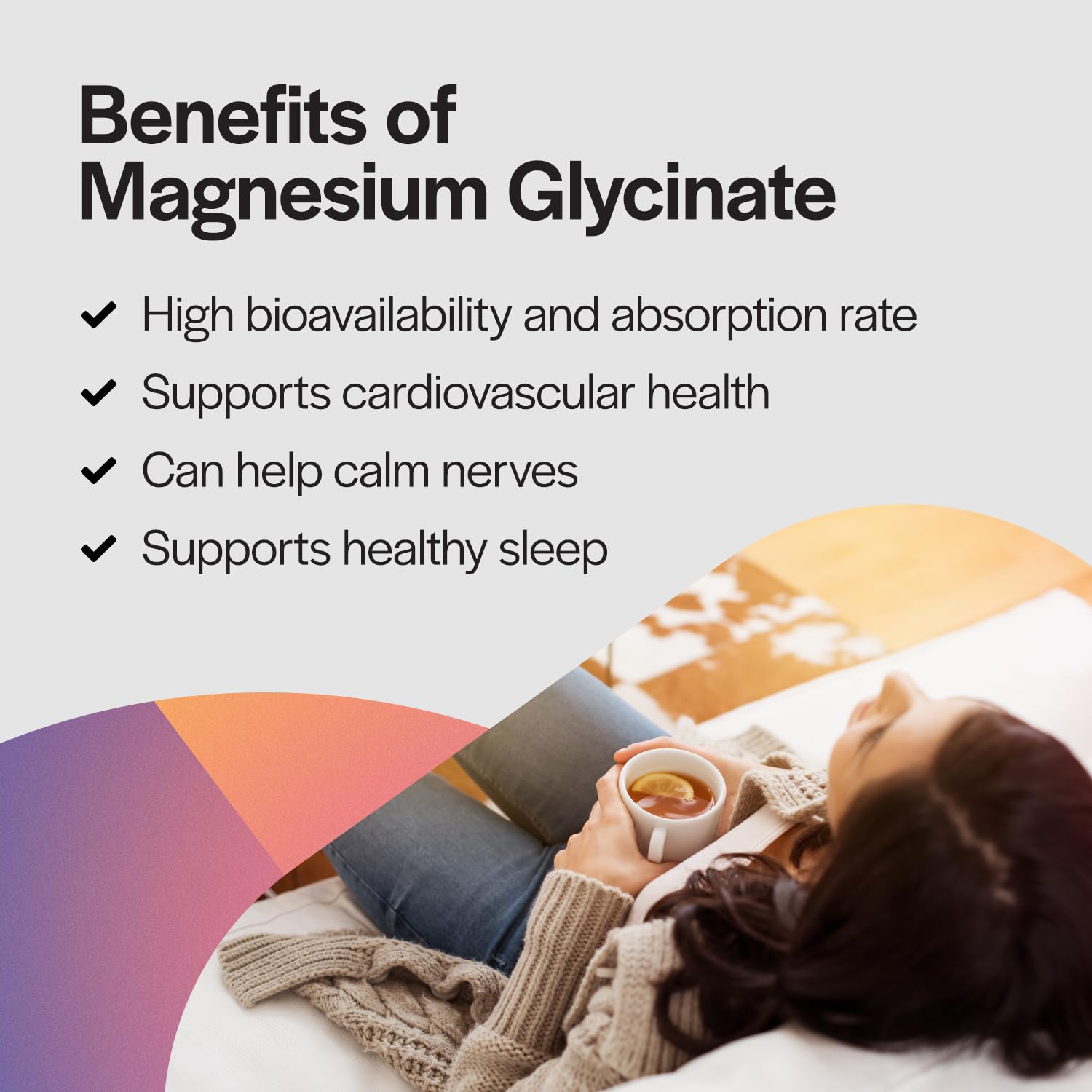 PureFormulas Magnesium Glycinate 100 mg Daily Support for Stress, Nerves, Sleep, Muscles, Metabolism Pure Magnesium Glycinate Supplement for Women and Men Magnesio Non-GMO 120 Tablets - dailyvitalstore