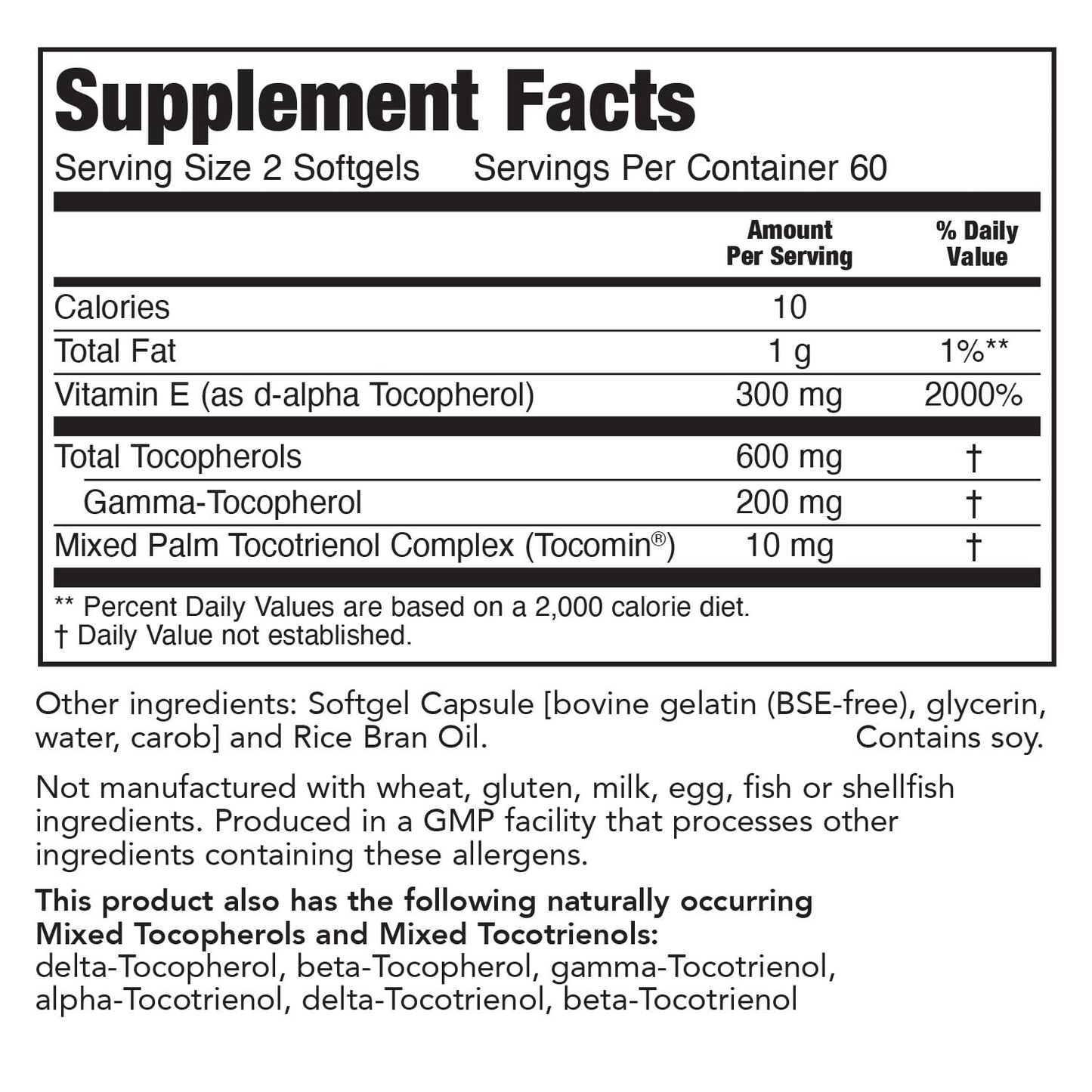 PureFormulas Vitamin E Complex, Full-Spectrum Vitamin E for Cardiovascular and Immune Support, Gamma-tocopherol Rich Antioxidant, Gluten-Free & Kosher, 120 Softgels for Antioxidant Protection - dailyvitalstore