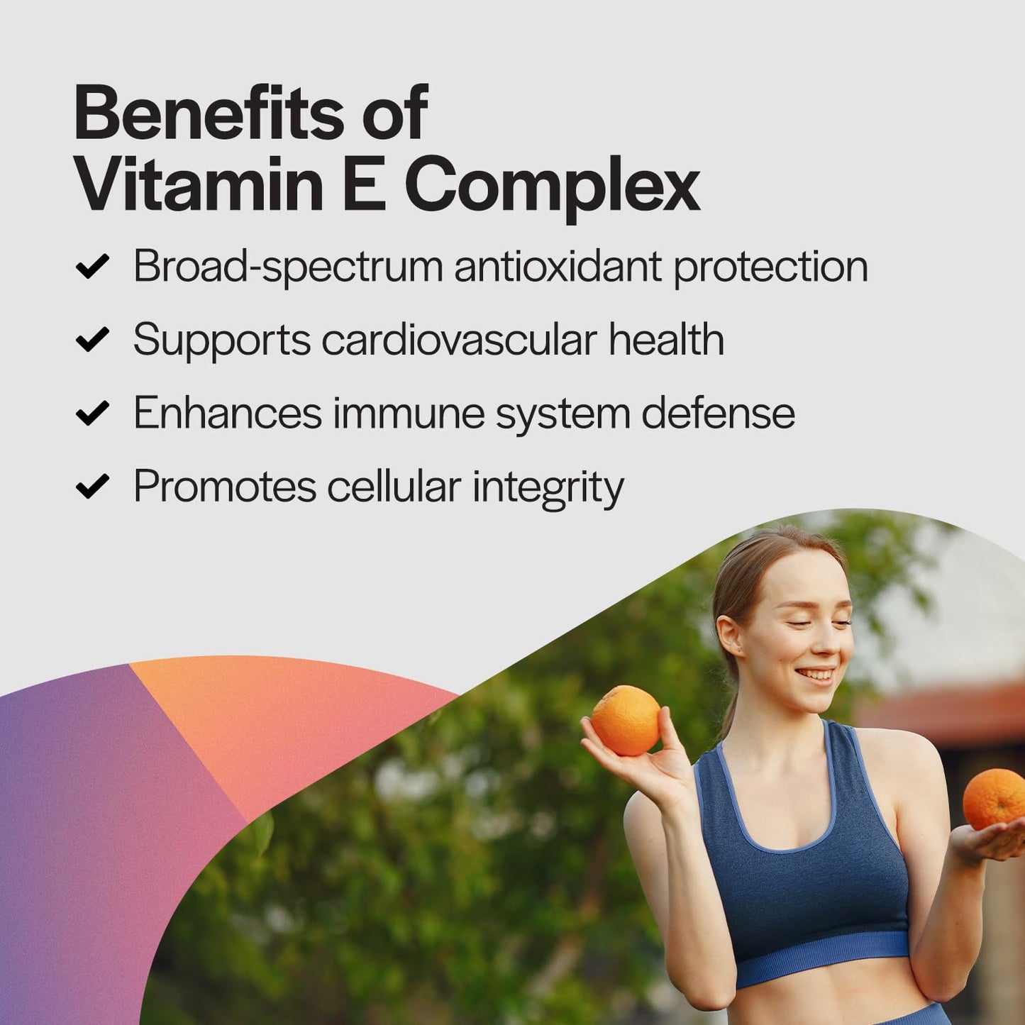 PureFormulas Vitamin E Complex, Full-Spectrum Vitamin E for Cardiovascular and Immune Support, Gamma-tocopherol Rich Antioxidant, Gluten-Free & Kosher, 120 Softgels for Antioxidant Protection - dailyvitalstore
