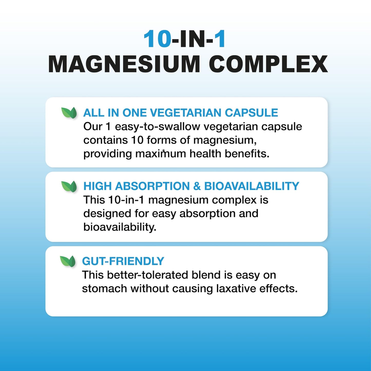 Puregen Labs 10 in 1 Magnesium Complex 500mg with B6-120 Veggie Capsules [High Absorption and Bioactivity] Non-GMO, NO Gluten and Dairy - dailyvitalstore