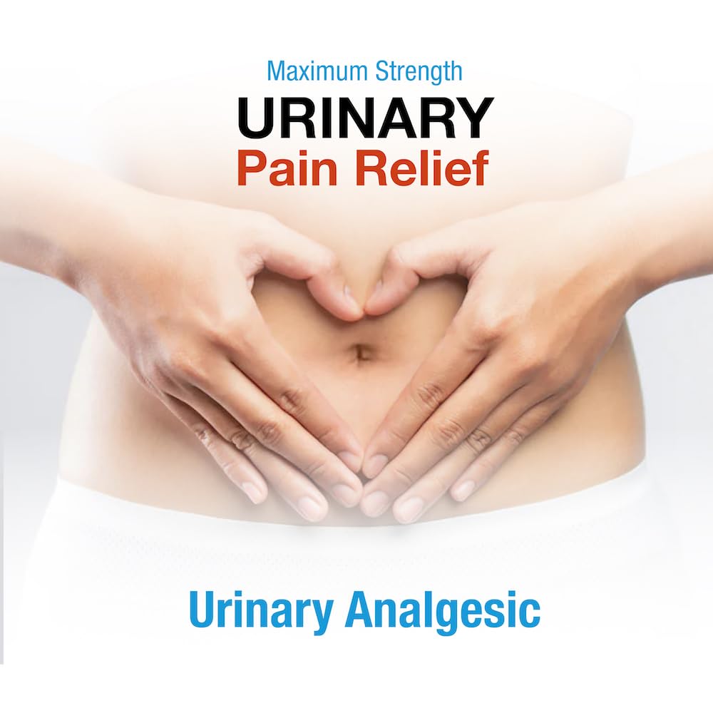 Puregen Labs Urinary Pain Relief | Phenazopyridine HCl 99.5mg Tablets | Maximum Strength OTC for Fast Relief of UTI Pain, Burning and Bladder discomfort – 72 Count Tablets - dailyvitalstore