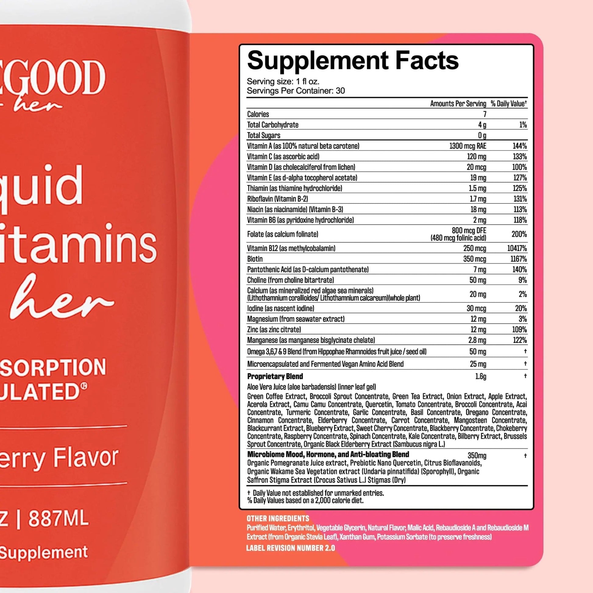 PureGood Women’s Liquid Multivitamin | 70+ Nutrients, Superfoods & Omegas | High Absorption Daily Supplement | - dailyvitalstore