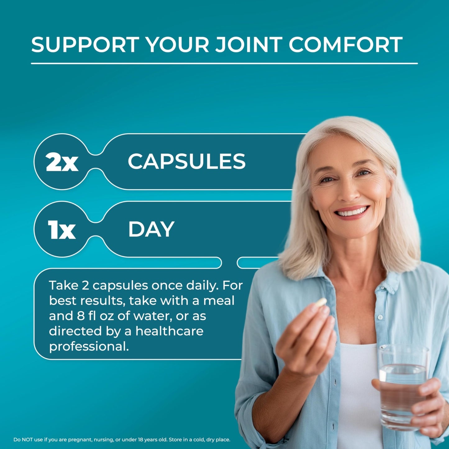 PUREHEALTH RESEARCH Comfortiq - Back Discomfort Supplement - Joint Health Support for Women & Men - with CoQ10, Turmeric, Acetyl L-Carnitine, Boswellia & More - 60 Capsules - dailyvitalstore