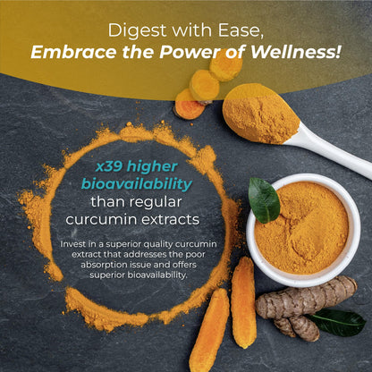 PUREHEALTH RESEARCH Curcumin Extract - High Absorption Turmeric Supplement for Robust Immune Support - Joint Support for Overworked Joints and Muscles - Powered by Curcugen x39 Bioavailable - 1 Bottle - dailyvitalstore