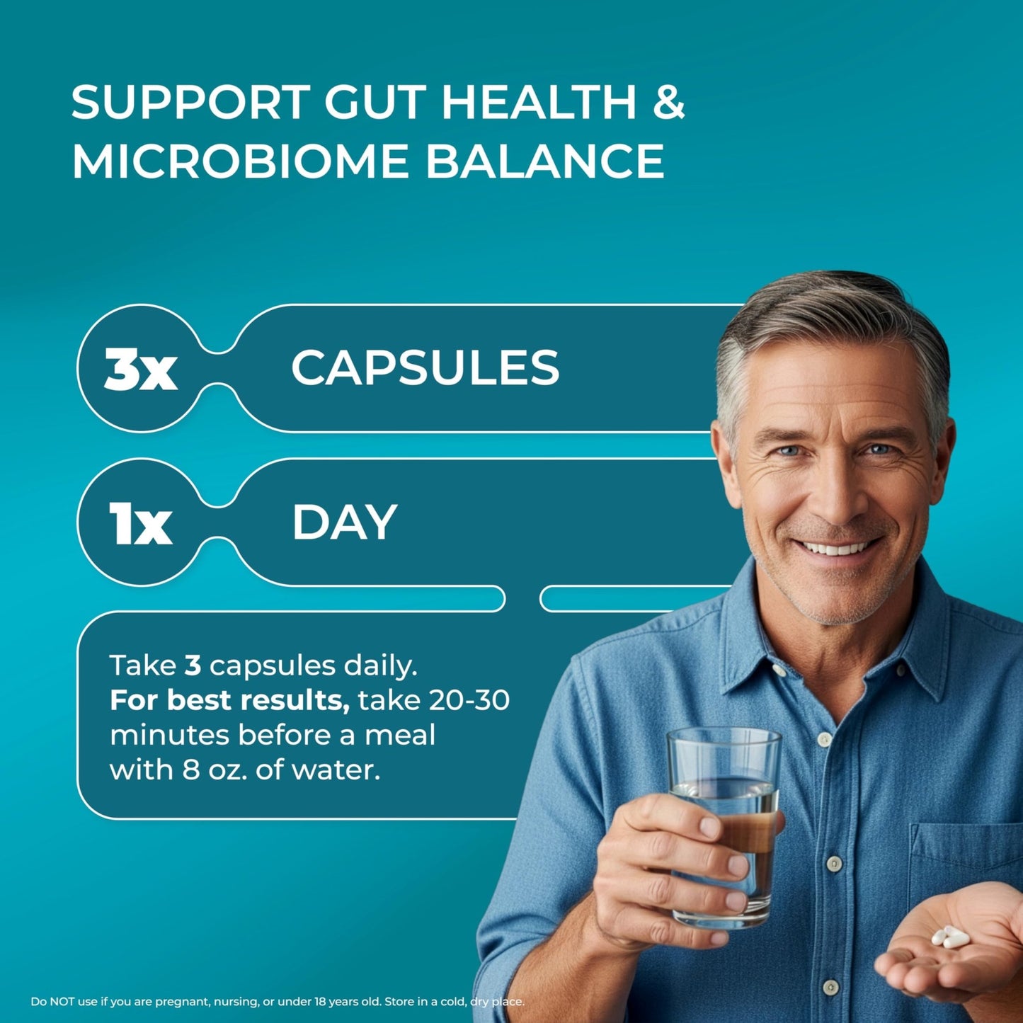 PUREHEALTH Research Improbiome - Prebiotic Fiber - Natural Support for Healthy Gut Prebiotics - Digestive Nutritional Supplements - with Jerusalem Artichoke, Apple Pectin & More - 90 Capsules - dailyvitalstore