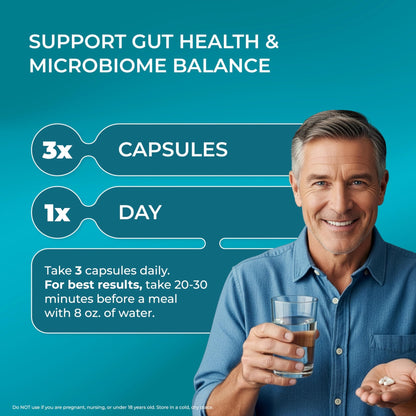 PUREHEALTH Research Improbiome - Prebiotic Fiber - Natural Support for Healthy Gut Prebiotics - Digestive Nutritional Supplements - with Jerusalem Artichoke, Apple Pectin & More - 90 Capsules - dailyvitalstore