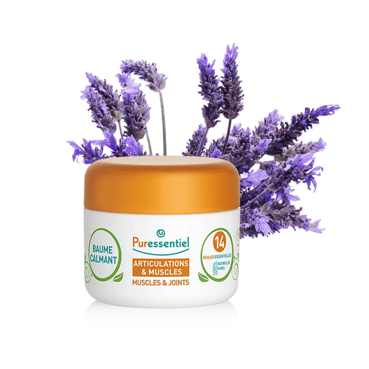 Puressentiel Muscle and Joints Balm - Essential Oil and Shea Butter Balm for Back and Neck Massage - Dye-Free, No Preservatives - 1.01 oz - dailyvitalstore