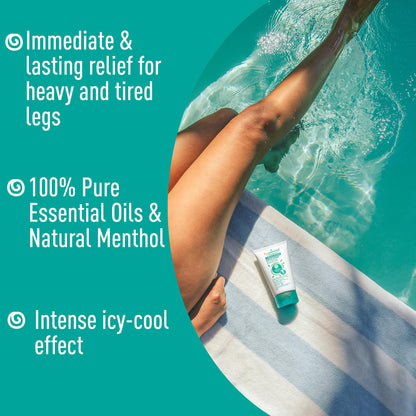 Puressentiel Soothing Gel for Tired Feet, Ankles, Legs - Aromatherapy Lotion with 17 Essential Oils for Body and Skin - Instant, Lasting Relief and Circulation - Natural and Alcohol Free - 4.22 oz - dailyvitalstore