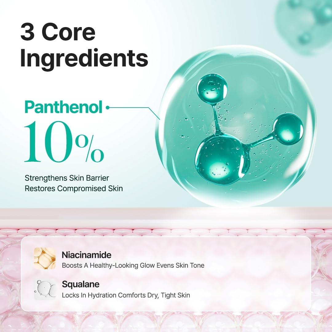 PURITO Panthenol 10% Barrier Cream | Face Moisturizer for Skin Barrier Repair | All skin types, sensitive and blemish-prone skin | Non-Comedogenic, - dailyvitalstore