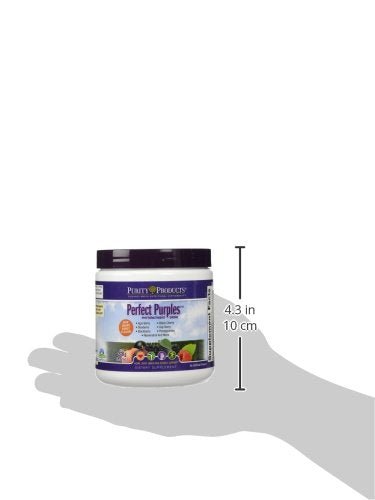 Purity Products Perfect Purples Powder Phytonutrient Rich, Healthy Aging Super Formula - Support Total Body Health - High ORAC Power - P40p Pomegranate Extract w/ 40% Punicosides - 30 Day Supply - dailyvitalstore