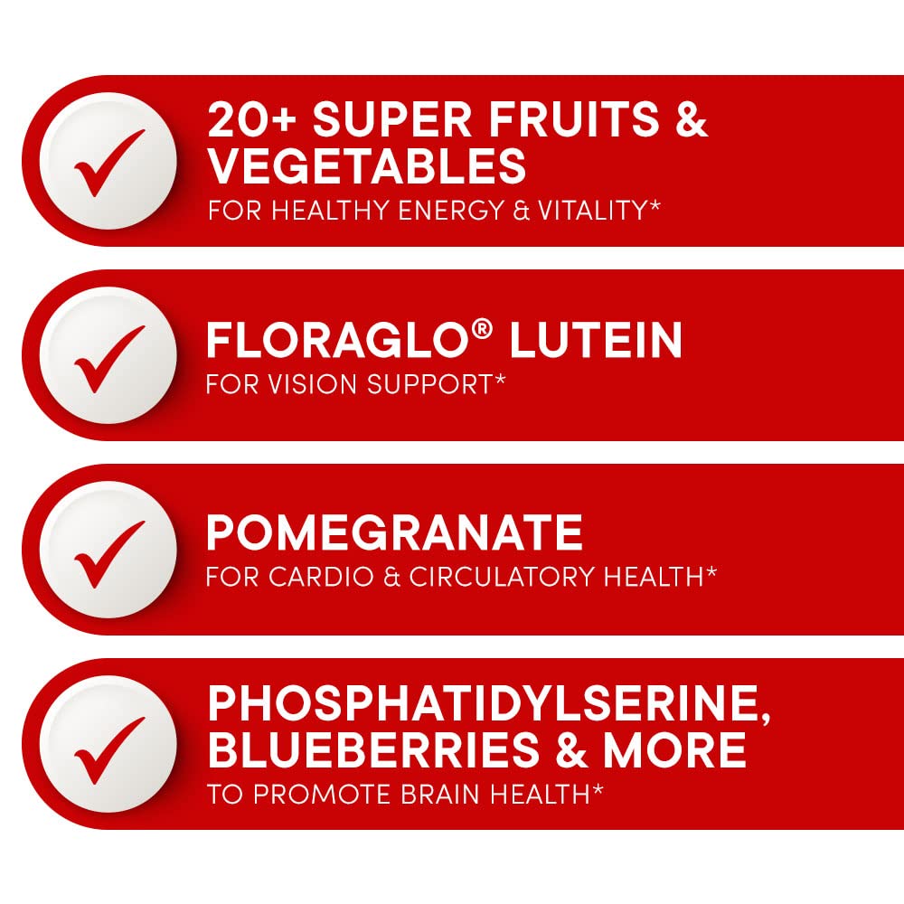 Purity Products Super Reds Powder Phytonutrient Superfood Drink Mix w/FloraGLO Lutein - Phytonutrient Blend containing Polyphenols, Antioxidants & More - 330 Grams - 30 Day Supply - dailyvitalstore