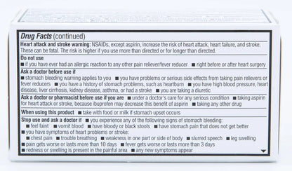 Quality Choice Ibuprofen 200 mg Liquid Gels 40 Count Easy to Swallow Pain Reliever and Fever Reducer for Headache Toothache Backache Menstrual Cramps Muscle Aches Minor and Pain - dailyvitalstore