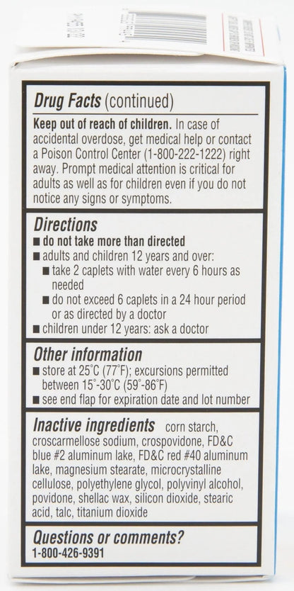 Quality Choice Maximum Strength Mentrual Pain Relief, Multi Symptom Pain Relief Caplets, Cramps, Headache, Bloating, Backache & Irritability, 20 Count Package - dailyvitalstore