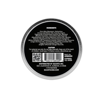 Quanta Muscle Rub - Coconut Oil, Vitamin E, Arnica, Ginger Root, Turmeric & Lavender – 1 oz - dailyvitalstore