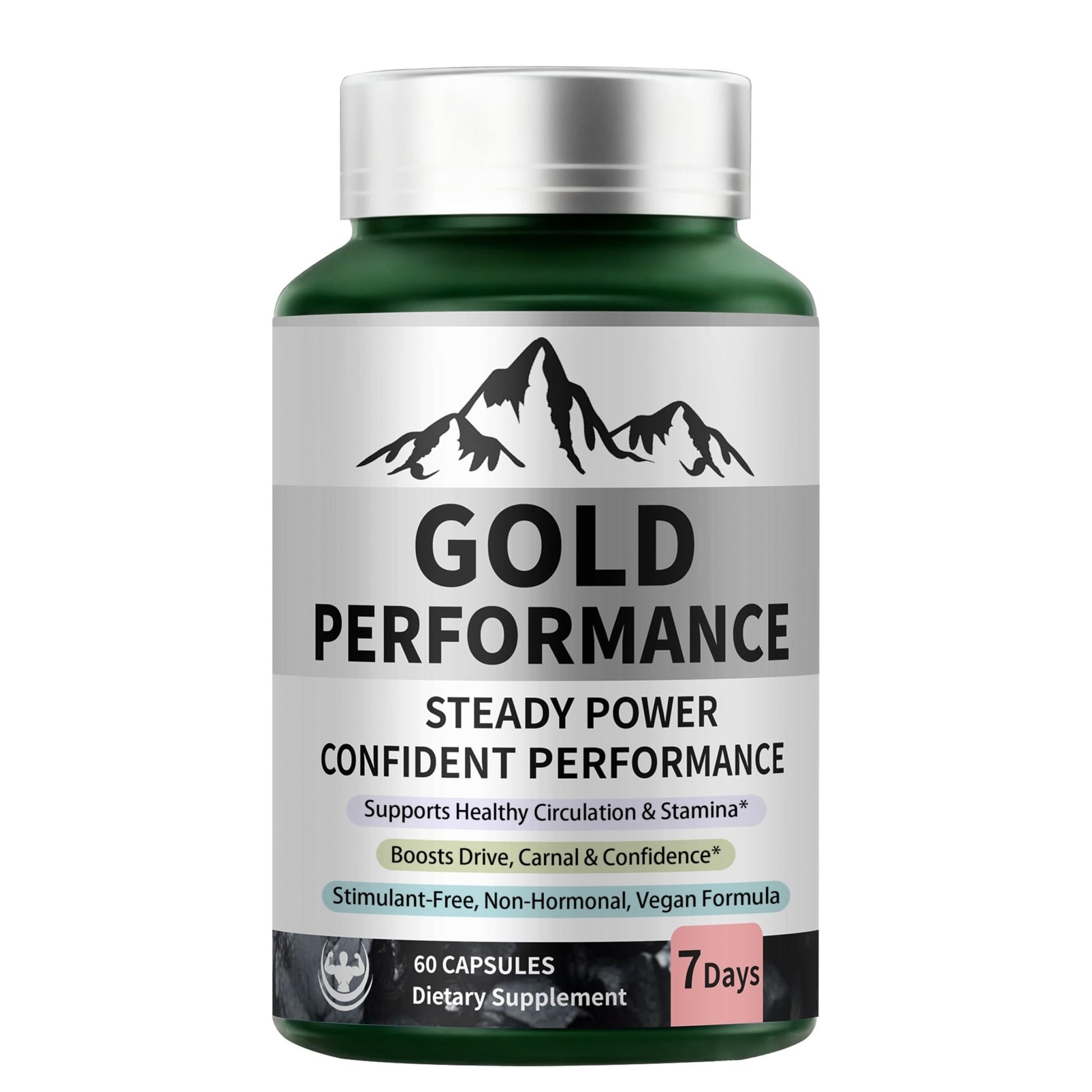 Quantum Gold Performance Capsulas – Daily Energy & Endurance Support Supplement | Boost Motivation & Confidence | 60 Capsules(1PC) - dailyvitalstore