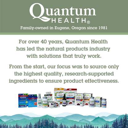 Quantum Health Super Lysine+ / Advanced Formula Lysine+ Immune Support with Vitamin C, Echinacea, Licorice, Propolis, Odorless Garlic (90 Tablets) - dailyvitalstore