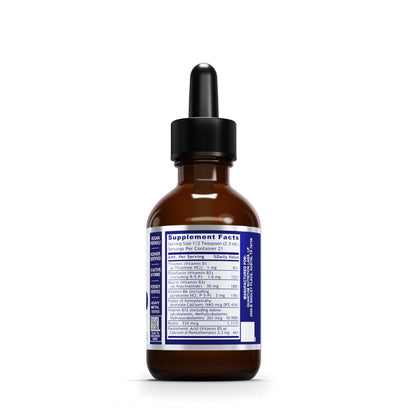 Quantum Nutrition Labs Max Energy B - Vitamin B Complex Liquid Drops, Organic Supplement for Women and Men - dailyvitalstore