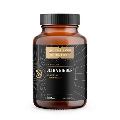 Quicksilver Scientific Ultra Binder - Multi Toxin Binder with Bentonite Clay Powder, Zeolite Detox & Charcoal - Supplement for Gut Support - dailyvitalstore