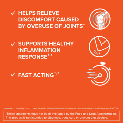 Qunol 5-in-1 Joint Support Supplement, Fast Acting, One Pill Dose, Support Healthy Inflammation Response & Discomfort Caused by Overuse of Joints, Alternative to Glucosamine Chondroitin MSM, 45 Count - dailyvitalstore