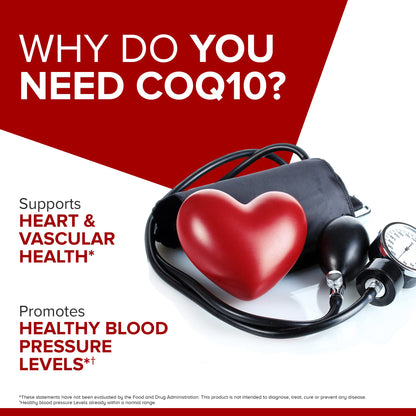 Qunol Ultra CoQ10 100mg, 3x Better Absorption, Patented Water and Fat Soluble Natural Supplement Form of Coenzyme Q10 - dailyvitalstore