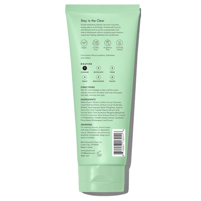 Rael Miracle Clear Facial Cleanser – Makeup Remover, Daily Face Wash, Gentle Deep Pore Cleansing Korean Skin Care for Oily - dailyvitalstore