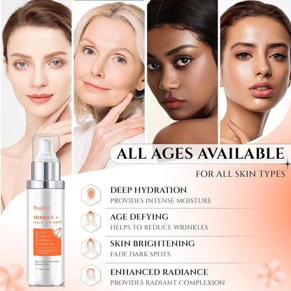 Ragkun 20% Vitamin C Serum, Retinol Serum for Face, Dark Spot Remover for Face, CE Ferulic Acid, Hyaluronic Acid, Hydrate & Plump Skin Care - dailyvitalstore
