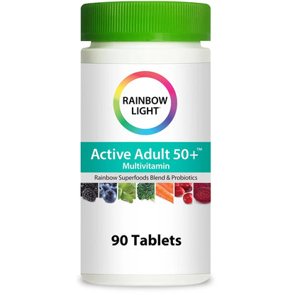 Rainbow Light Adult Multivitamin, Vitamins C & Zinc, B Complex & Choline, Calcium & Vitamin D Supports Bone Health - dailyvitalstore