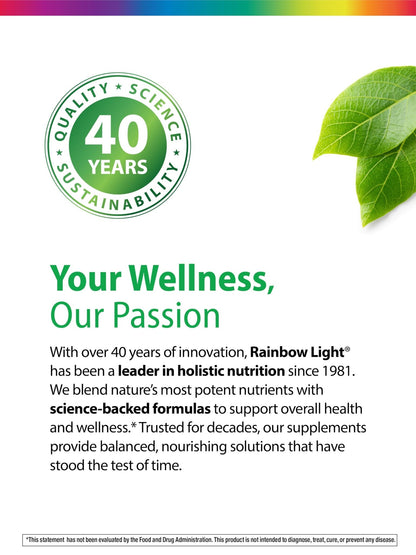 Rainbow Light Probiotic Gummies | 50 Count | Advanced Synbiotic with Prebiotic | for Men, Women & Children | Supports Digestive & Immune Health - dailyvitalstore