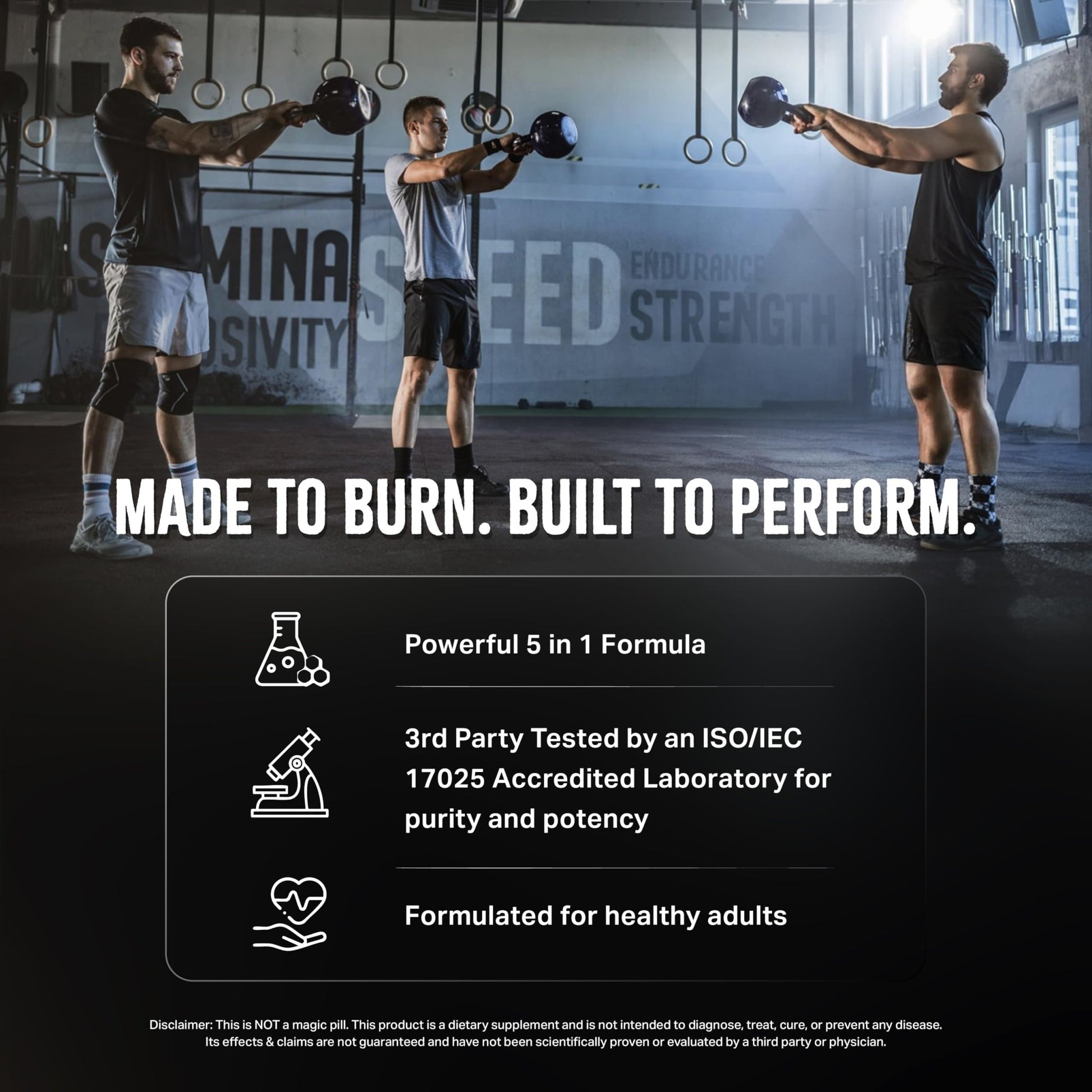 Rapid Burn Alpha - Fat Burner for Men - Supports Healthy Pathways Associated with Activity - Supports Appetite Control, Energy Booster, Helps Increase Metabolism & Fat Loss - 60 Unisex Capsules - dailyvitalstore