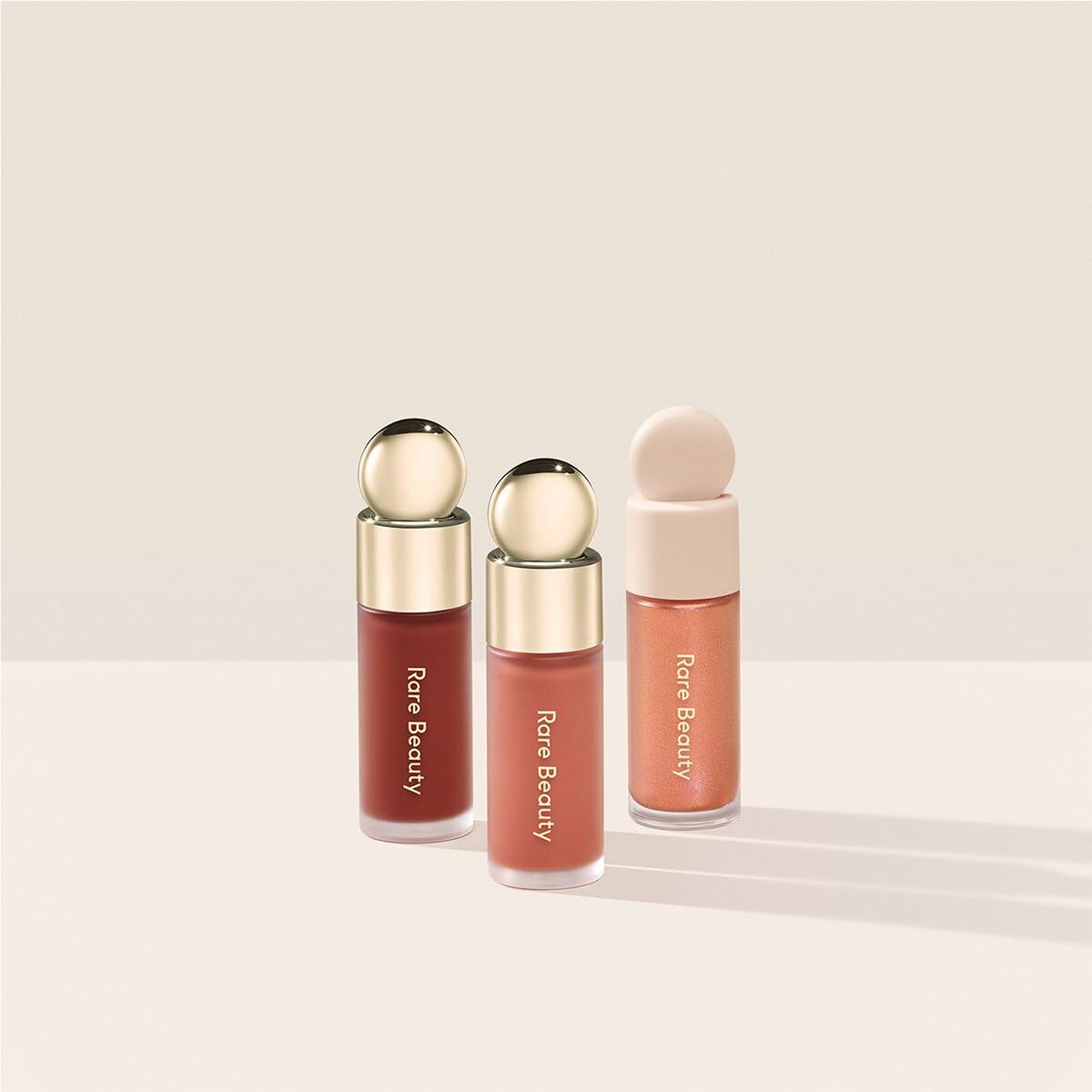 Rare Beauty Limited Edition Mini Blush & Luminize Trio - Beloved - Virtue - Enliven - New In Box - dailyvitalstore