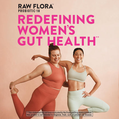Raw Flora Probiotics for Women | 30 Billion CFU | 33 Capsules | with Cranberry and D-Mannose | Vegan, Non-GMO & Gluten Free Supplement - dailyvitalstore