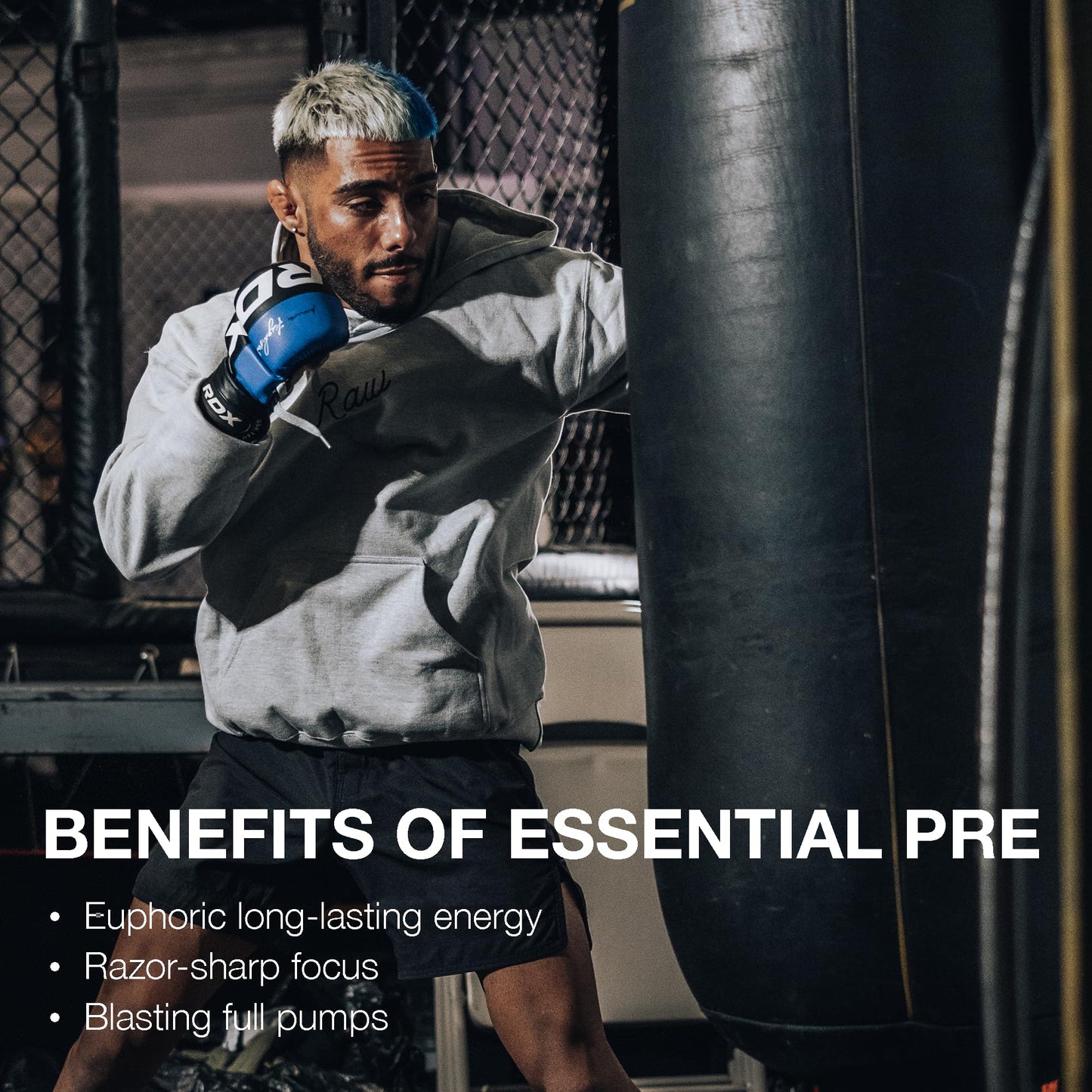 RAW Nutrition - Essential Pre - Chris Bumstead Pre Workout Formula, Sports Nutrition Pre-Workout Powders | Men & Womens Drink - dailyvitalstore