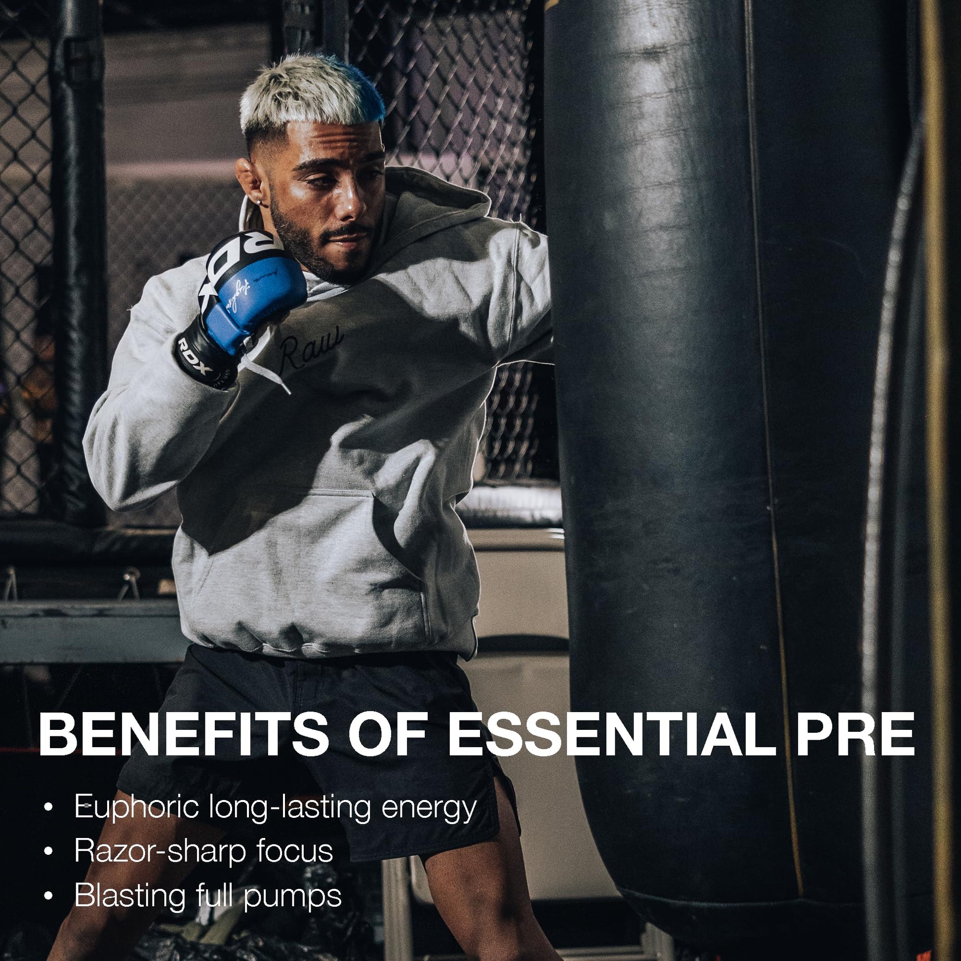 RAW Nutrition - Essential Pre - Chris Bumstead Pre Workout Formula, Sports Nutrition Pre-Workout Powders | Men & Womens Drink, Energy Powder - dailyvitalstore