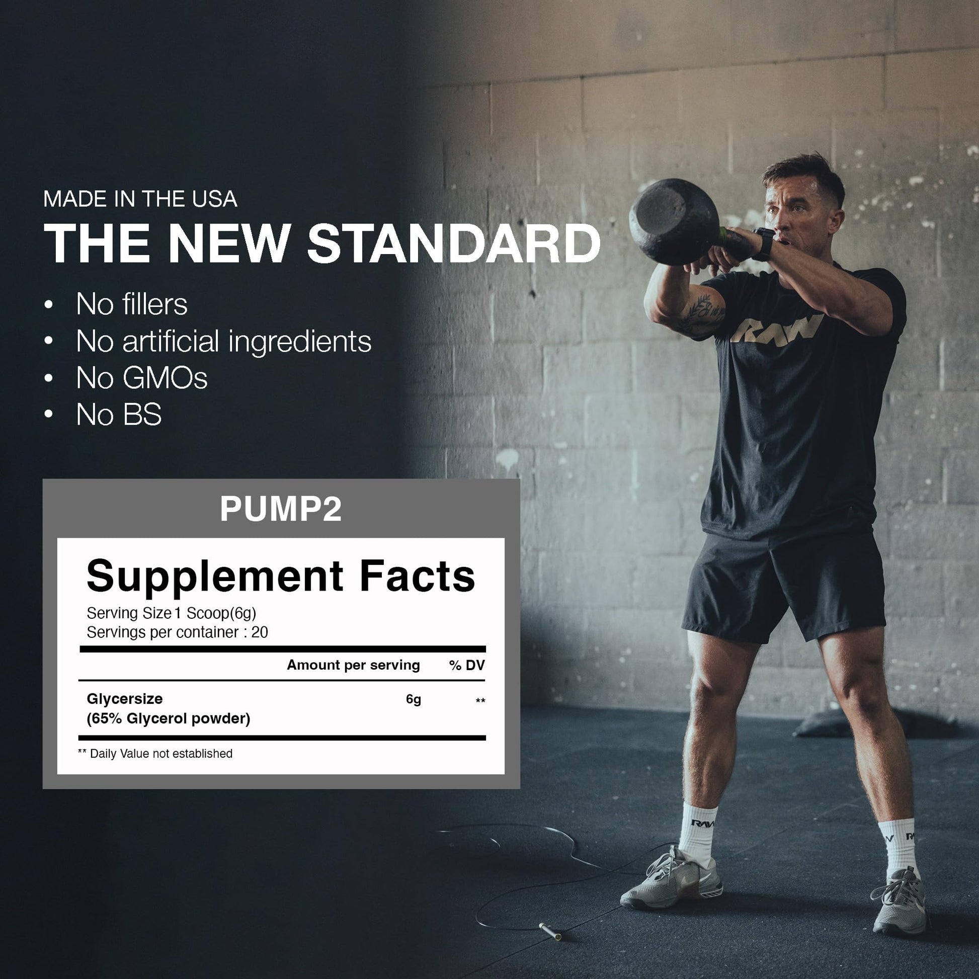 RAW Pump2 Pre Workout | Glycerol Pump Pre Workout Supplement, Pair Pump Supplement for Best Results Or Any Preworkout Powder | Enhanced Hydratio - dailyvitalstore