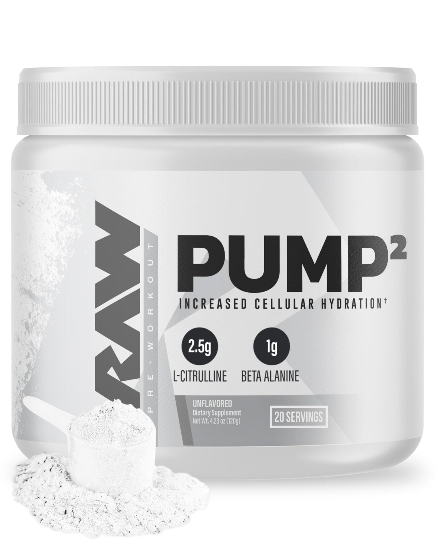 RAW Pump2 Pre Workout | Glycerol Pump Pre Workout Supplement, Pair Pump Supplement for Best Results Or Any Preworkout Powder | Enhanced Hydratio - dailyvitalstore