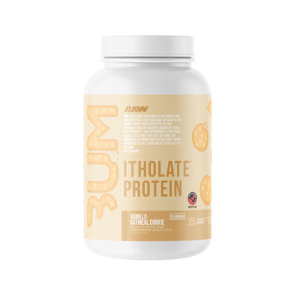 RAW Whey Isolate Protein Powder, Vanilla Oatmeal Cookie (CBUM Itholate Protein) - 100% Grass-Fed Sports Nutrition for Muscle Growth & Recovery - Low-Fat, Low Carb - dailyvitalstore