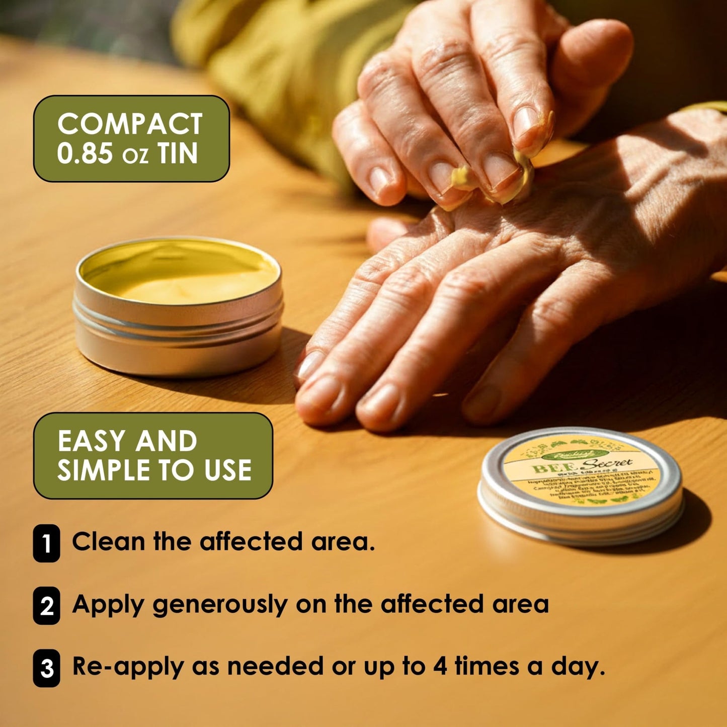 Rawleigh Bee Secret Soothing Balm: 0.85 oz - Pack of 1 - dailyvitalstore