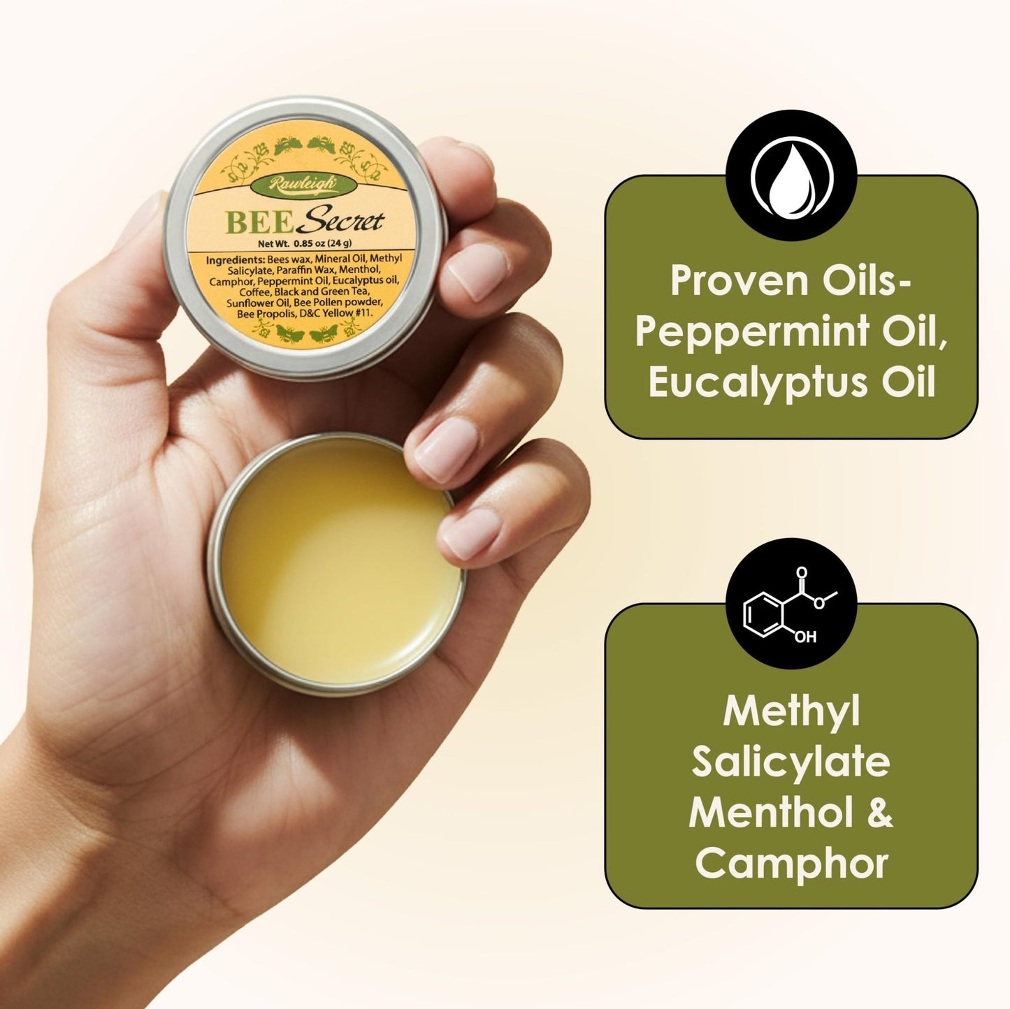 Rawleigh Bee Secret Soothing Balm: 0.85 oz - Pack of 1 - dailyvitalstore