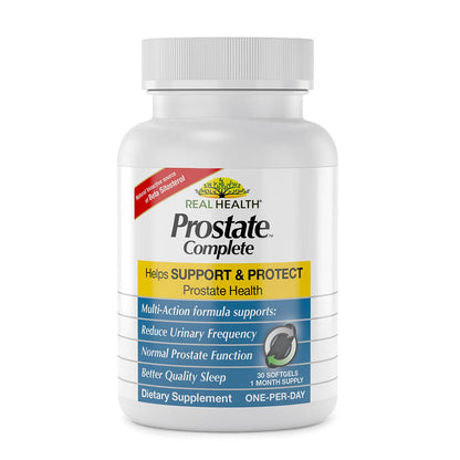 Real Health The Prostate Formula - Prostate Health Supplements for Men, Saw Palmetto Formula for Healthy Bladder and Urinary Support, - dailyvitalstore