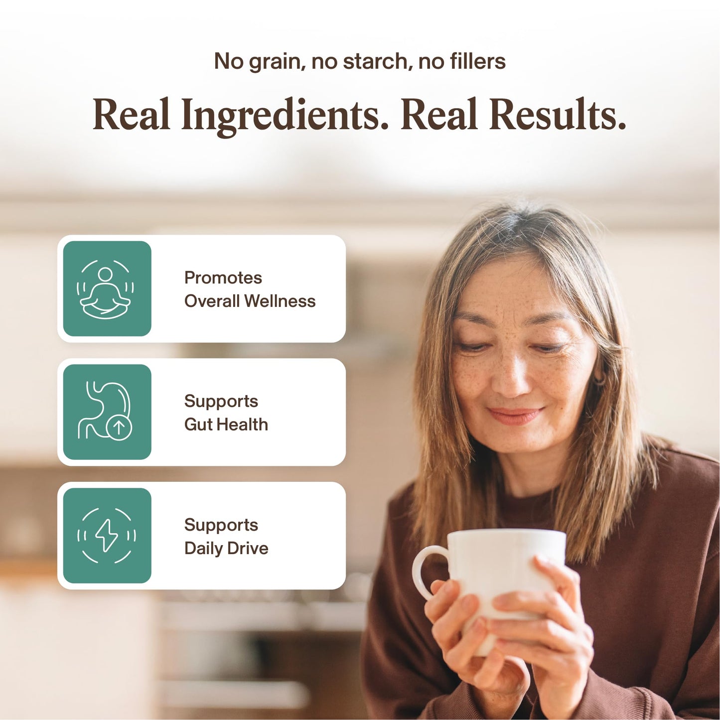 Real Mushrooms 5 Defenders - Adaptogenic Mushrooms Complex with Chaga, Reishi, Turkey Tail, Maitake & Shiitake for Wellness Support - dailyvitalstore