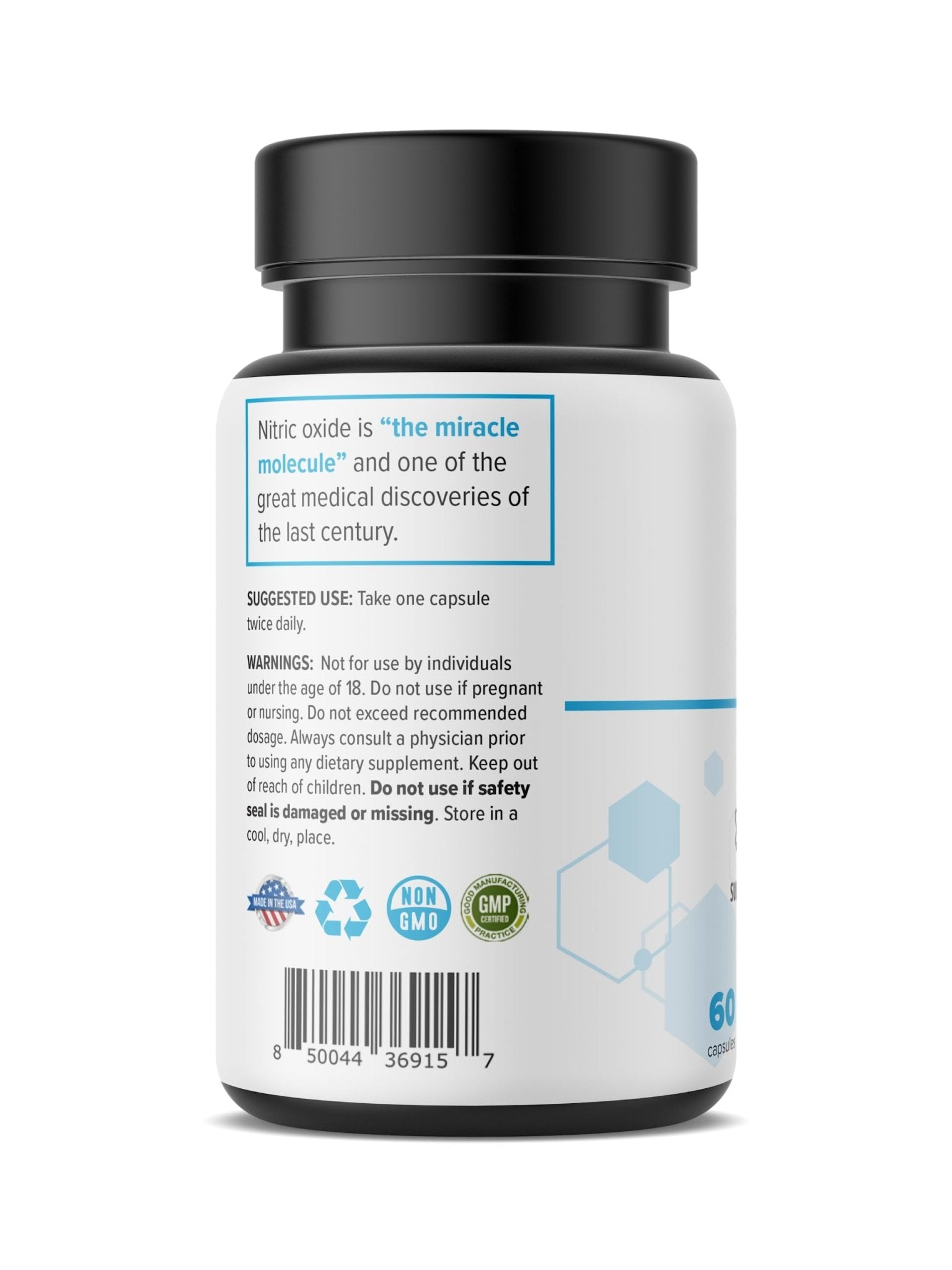 Real Science Cystic Miracle - Lung Support Supplement for Breathing Support and Mucus Clearance – with Vinitrox & GABA to Help Clear Lungs and Aid Respiratory Health, Made in USA, 60 Caps - dailyvitalstore