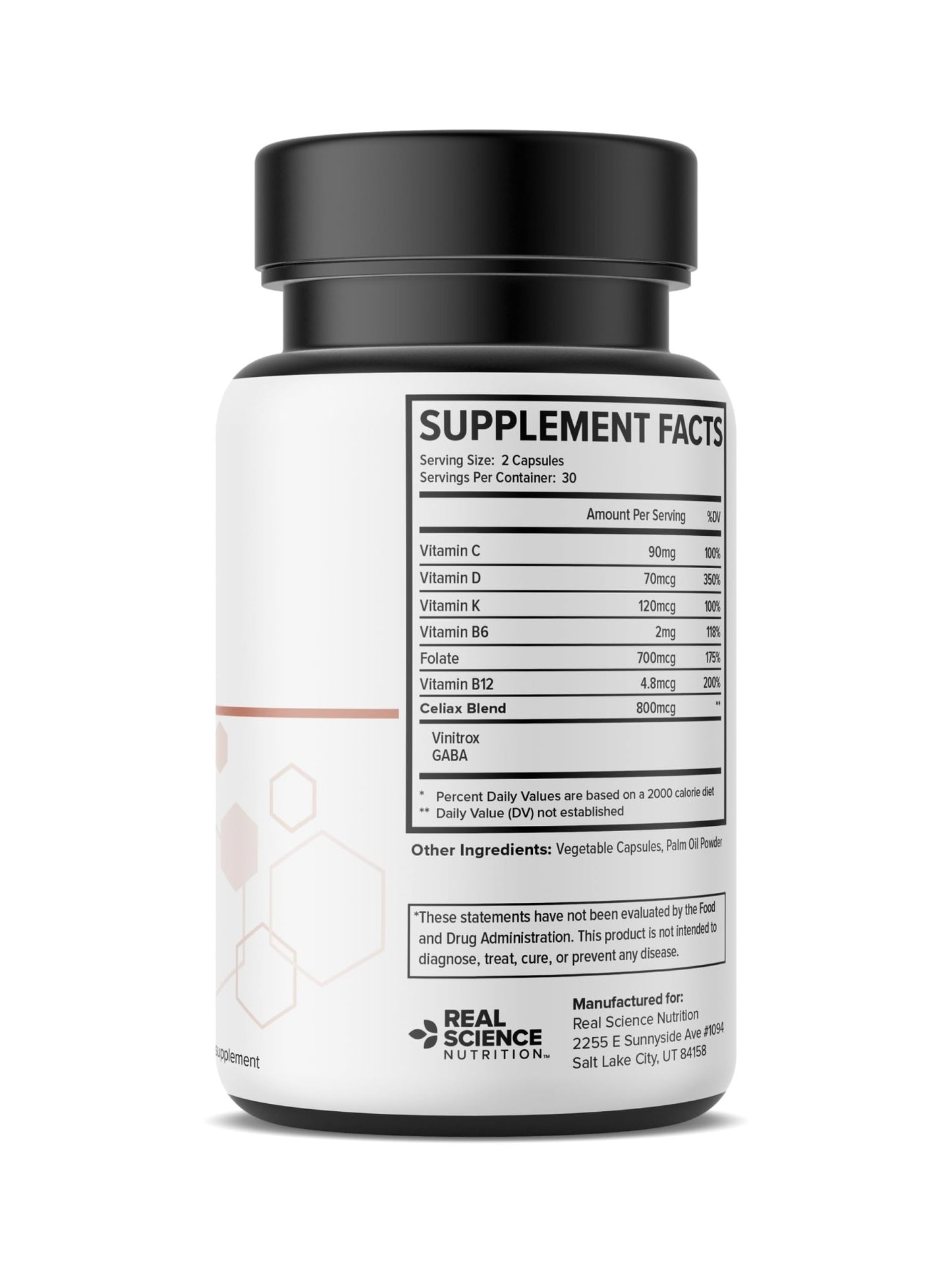 Real Science Nutrition Celi-Act Miracle is a Natural Supplement to Support Celiac Discomfort and Digestive Health - dailyvitalstore