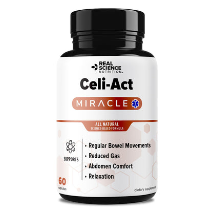 Real Science Nutrition Celi-Act Miracle is a Natural Supplement to Support Celiac Discomfort and Digestive Health - dailyvitalstore