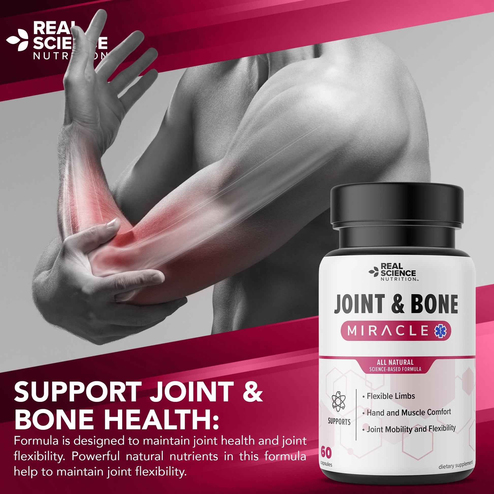 Real Science Nutrition Offers Joint & Bone Miracle for Enhanced Joint Mobility and Alleviating Muscle Discomfort - dailyvitalstore