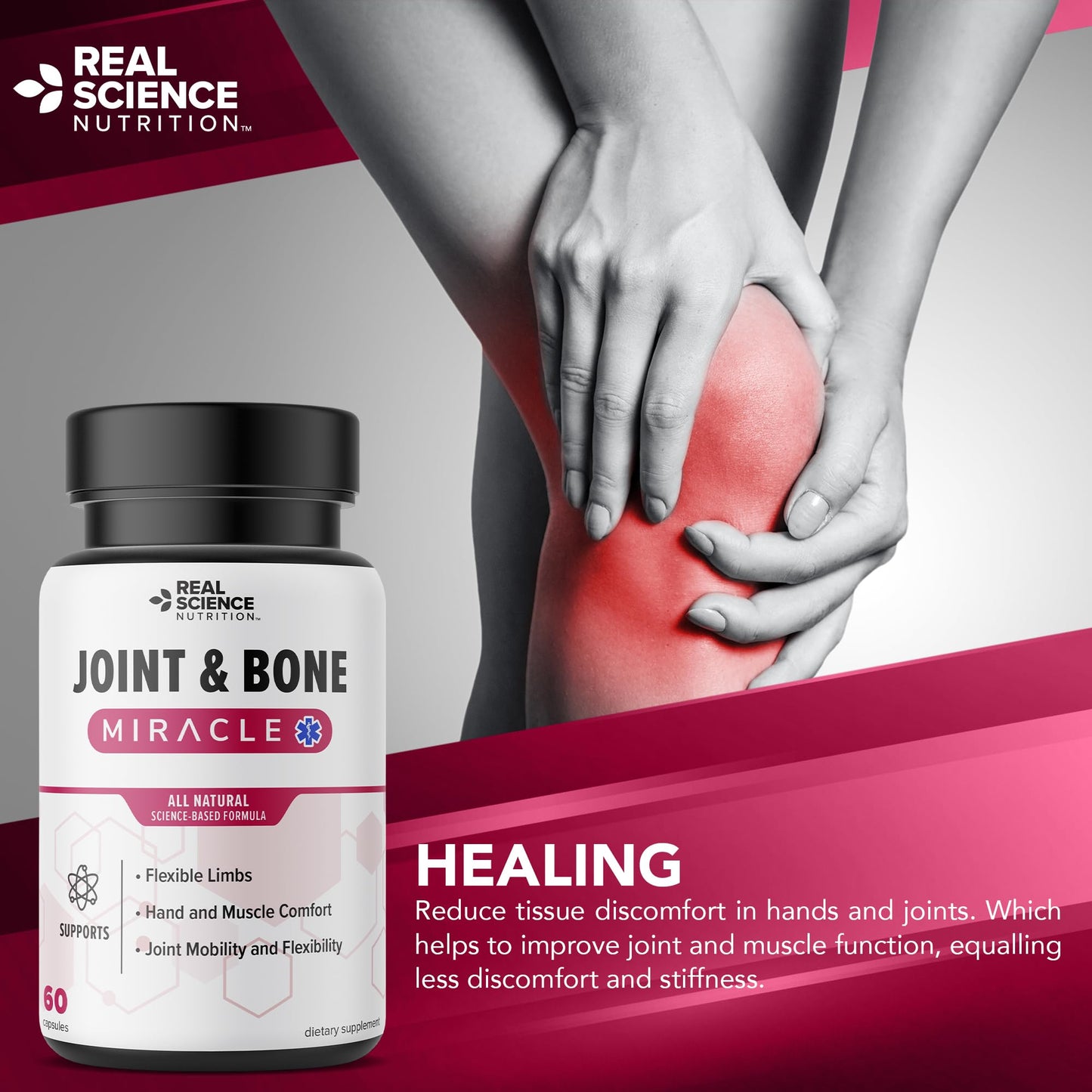 Real Science Nutrition Offers Joint & Bone Miracle for Enhanced Joint Mobility and Alleviating Muscle Discomfort - dailyvitalstore